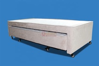 Lit pliant simple en bois massif de bonne qualité, vente en gros