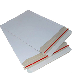 Custom Made C6 Plain White Hard Kraft Cartón Express <span class=keywords><strong>Stay</strong></span> Flat Sobres de cartón Diseño atractivo Bolsas de correo para toallas - Product Image 4