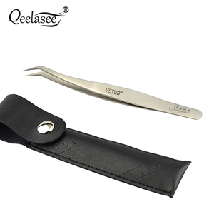 Chuyên Nghiệp Bạc Thép Không Gỉ Eyelash Applicator Lông Mi Nhíp Mở Rộng Nga Khối Lượng Lash Nhíp - Product Image 4