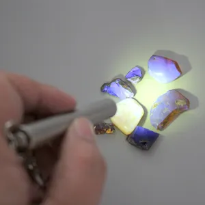Kleine Mini-Stift leuchte AAA 365nm 3W LED Lila Licht LED-Taschenlampe