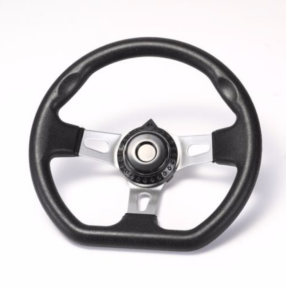 Volant Kart 270mm Alliage Aluminium ABS - Accessoire Universel Go-Kart Buggy Tout-Terrain