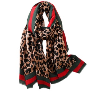Top Sold Islamic Moslem Woman Long Modern Other Shawl Echarpe <strong>Dupatta</strong> Hijab Lady Beautiful Print Leopard Hot Cotton <strong>Scarf</strong> - Product Image 1