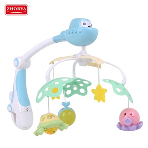 Letto Matrimoniale musicale Campana per la Vendita Elettrico Oceano Po 'Di Luce di Proiezione Giocattolo Musicale Del Bambino Morbido Giocattolo di Plastica ABS A Batteria Giocattolo - Product Image 5