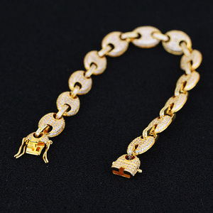 Hombres pulsera <span class=keywords><strong>de</strong></span> oro pulsera <span class=keywords><strong>esclava</strong></span> pulsera <span class=keywords><strong>de</strong></span> oro pulsera <span class=keywords><strong>de</strong></span> diseño <span class=keywords><strong>de</strong></span> joyas - Product Image 4