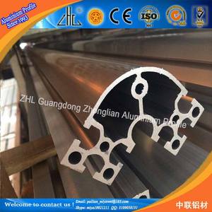 אלומיניום פרופיל בר/אלומיניום שחול צינור סגלגל/אלומיניום פרופיל חצי עגול צינורות - Product Image 6