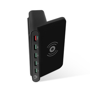 Nuevo <span class=keywords><strong>Cargador</strong></span> Inalámbrico Rápido 2 en 1 para Teléfono Móvil con 6 Puertos USB y Salida de 15W, Llegada en 2019 - Product Image 5