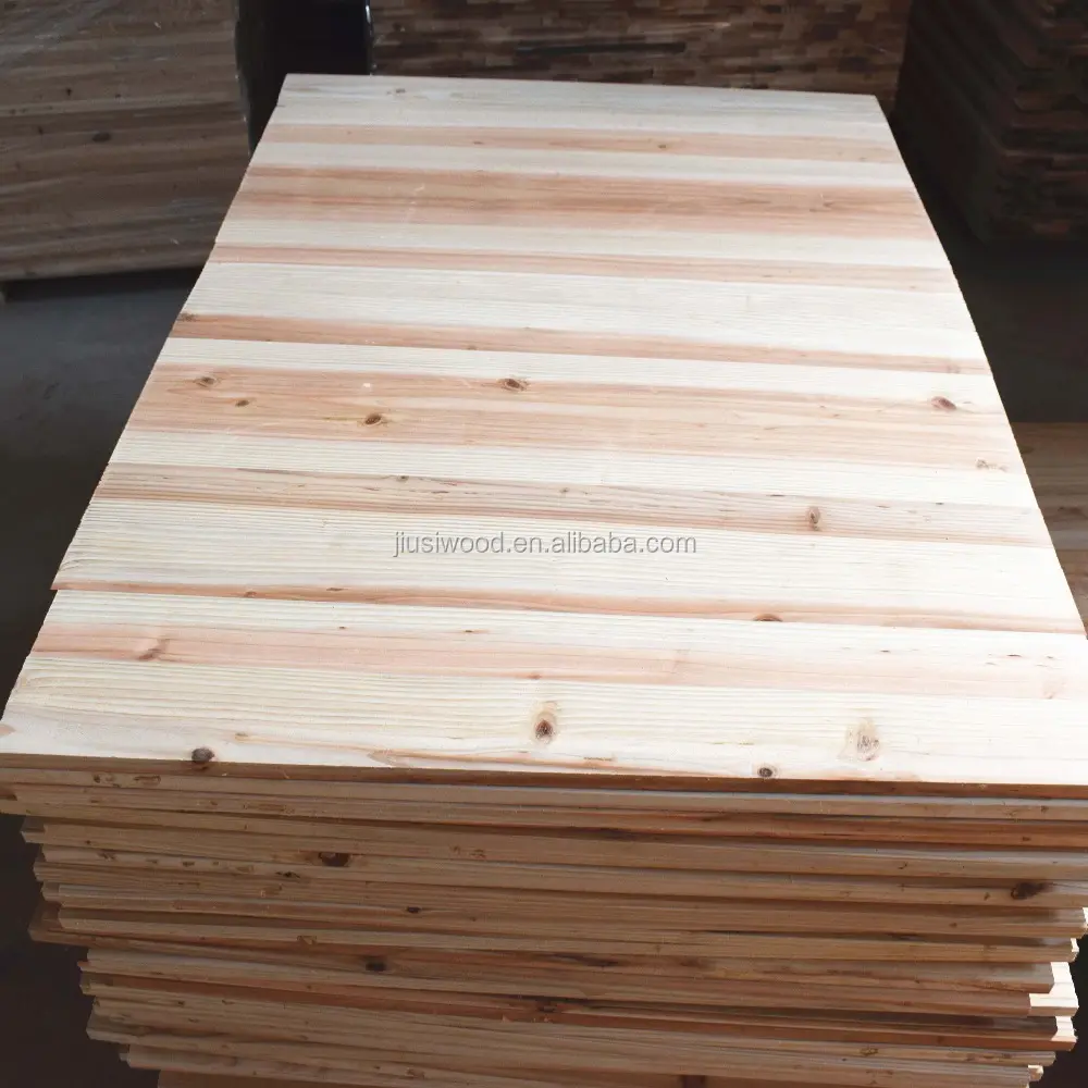 Custom edge glued Chinese fir wood for wall panels