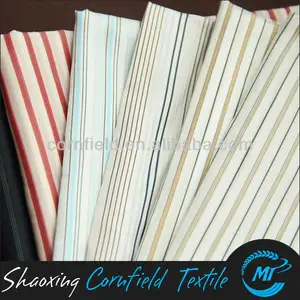 chất lượng sản xuất cao polyester sọc phù hợp với tay áo lót vải