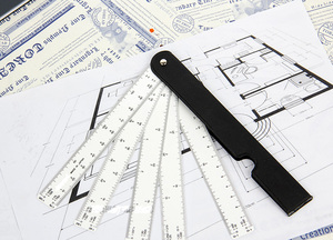 Regla de escala para ingeniero, plegable, promocional, 5 piezas - Product Image 3