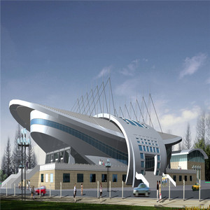 Kết Cấu Thép Hội Thảo Giàn Sân Vận Động Lợp Chi Phí Thấp Sân Vận Động Mái Vật Liệu Cho Bán Không Gian Khung Nhà Cung Cấp - Product Image 1
