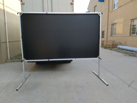 150 Pouces Écran de Projection Rapide 4:3 Pliable Portable Écran de Cinéma En Plein Air lumière du jour