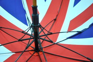 Al por mayor doble canopy bandera británica paraguas bastón - Product Image 4