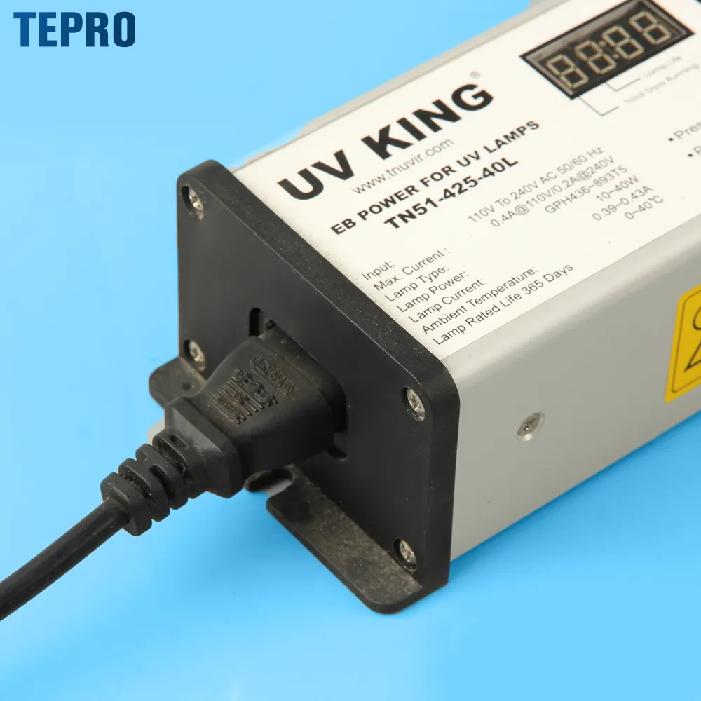 고강도 출력 UV 램프 전시 전자 밸러스트 10W 20W 30W 40W 60 와트 자외선을 위한 전자 밸러스트