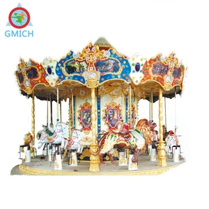 Parco divertimenti per bambini all'aperto 6 posti Mini carosello piccolo motore elettrico Merry-go-round - Product Image 4