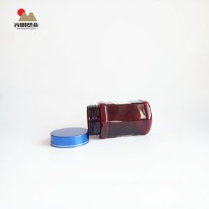 הרישום החדש 250ml גלולת רפואה בקבוקי חום תוסף ויטמין בקבוק PET בקבוק עם מכסה בורג - Product Image 5