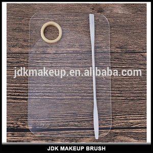 <span class=keywords><strong>Palette</strong></span> et spatule de mélange en plastique Transparent, bricolage, cosmétique, en acrylique, Nail <span class=keywords><strong>Art</strong></span>, mélange de maquillage, outils - Product Image 2