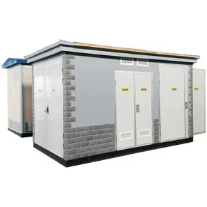 1000kva high voltage 110kv 132kv box-type electrical power transformer substation