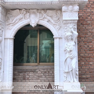 Phong cách mới Tay Chạm Khắc Đá Granite khung cửa đá cẩm thạch cột trụ cột - Product Image 1