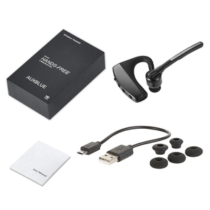 AUXBLUE K10C Headphone Bluetooth, Headset Leher Bluetooth Kualitas Terbaik - Product Image 5