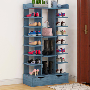 <span class=keywords><strong>Scarpiera</strong></span> Salvaspazio Multistrato Semplice, Scaffale per Scarpe da Ingresso, Balcone e Soggiorno, Mobile Contenitore per Scarpe - Product Image 2