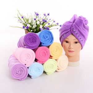 <span class=keywords><strong>Serviette</strong></span> de séchage pour cheveux en microfibre de qualité, style coloré et uni, motif personnalisable, vente en gros pour adultes, idée cadeau parfaite - Product Image 1
