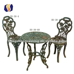 cast iron garden furniture /chair and table