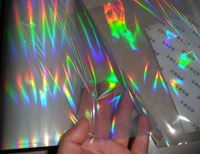 Film de stratification holographique, pilier sans couture, léger, PET et bpp, pour la fabrication de planches en papier, offre spéciale,
