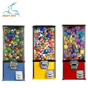 Commercio all'ingrosso giocattolo capsula caramelle palla di gomma da masticare gumball distributore automatico con il Basamento