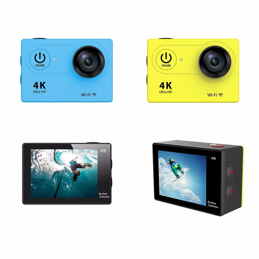 EKEN H9R H9 Action Camera Ultra HD 4K / 25fps WiFi 2.0" 170D Underwater Waterproof