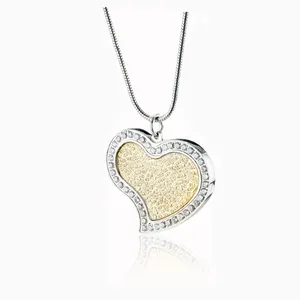 wholesale best friends heart silver hear shape pendant necklace