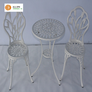 Vente chaude produits En Plein Air Meubles 3 pcs En Fonte D'aluminium à manger ensemble - Product Image 1