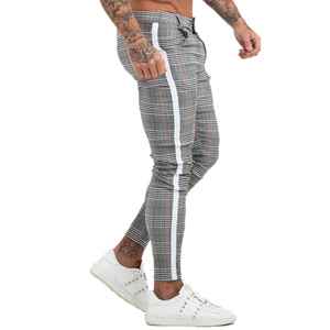 Pantalones <span class=keywords><strong>de</strong></span> chándal OEM <span class=keywords><strong>de</strong></span> alta calidad para <span class=keywords><strong>hombre</strong></span>, pantalones a <span class=keywords><strong>cuadros</strong></span> súper ajustados personalizados para <span class=keywords><strong>hombre</strong></span> - Product Image 2