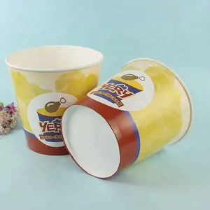 170 oz plus grande taille papier popcorn tasse seau de famille