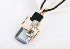 Vendita calda del commercio all'ingrosso di modo di buona qualità fancy piazza modello lungo maglione del pendente della catena - Product Image 6