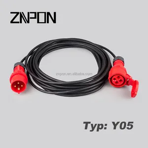 ZNPON 16A 380 V 3 P + E 工业电源延长线 Y05