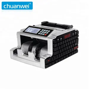 AL-6200 Money Detector Cash Counting Machine with UV MG1 MG2 MG3 Detection for USD EURO GBP Indian Rupee
