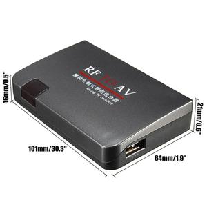 Receptor de Señal de Video <span class=keywords><strong>RCA</strong></span> de TV Coaxial a RF, Modulador de TV Analógico con <span class=keywords><strong>Antena</strong></span> Tipo F y Control Remoto, Convertidor de Audio de Plástico - Product Image 6