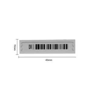 Etichetta AM DR anti-furto 58khz EAS Soft Tag Strips Sticker