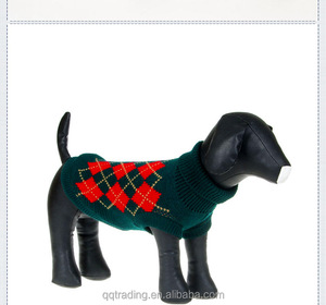 Grosir item wag anjing pencocokan dan manusia argyle a tude kecil pet dog pakaian pakaian - Product Image 5