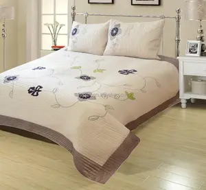중국어 침대보 세트 도매 인도 거울 수 놓은 침대보