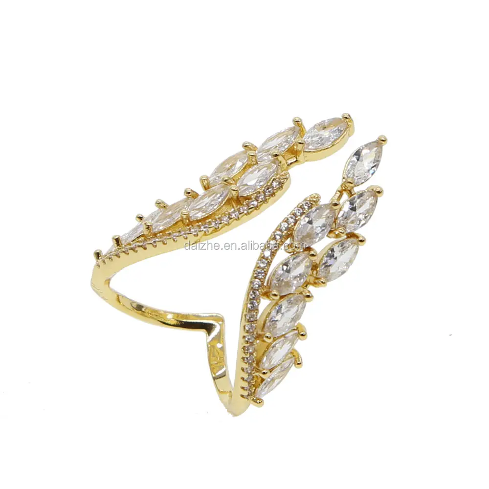 Anéis de casamento de luxo com cz, mais novo anel de casamento de china cz cheio de ouro e prata brilhante, anéis abertos para noivado, 2021