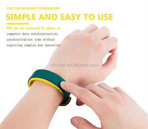 ID univoco sport intelligente concorrenza Squadra braccialetto led del silicone di vibrazione orologio da polso - Product Image 1
