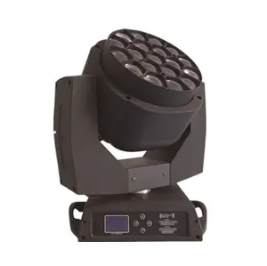Hiệu ứng sân khấu Robot 19pcs 15W 4 iin 1 mắt ong Zoom di chuyển đầu dẫn DJ ánh sáng - Product Image 1