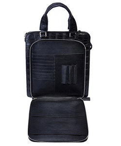 2015 nuevo estilo diseñador del bolso genuino hombre <span class=keywords><strong>de</strong></span> la cartera <span class=keywords><strong>de</strong></span> piel <span class=keywords><strong>de</strong></span> avestruz maletín del ordenador portátil - Product Image 4