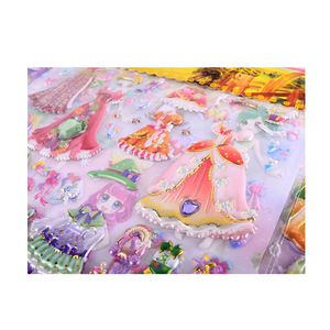 Myway 3D spugna schiuma principessa <span class=keywords><strong>personaggi</strong></span> dei cartoni animati adesivi personalizzati fai da te ragazze vestono adesivi - Product Image 5