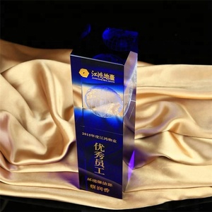 يتوهم تصميم رخيصة الثمن كأس للبطولات بلوري الشكل جوائز الزجاج بالجملة - Product Image 4