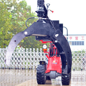 Thủy Tĩnh Trang Trại Máy Kéo Bánh Xe Tải DY35 Khu Vườn Nhỏ Loader Với Gỗ Lấy Skid Chỉ Đạo Bộ Nạp Tập Tin Đính Kèm - Product Image 3