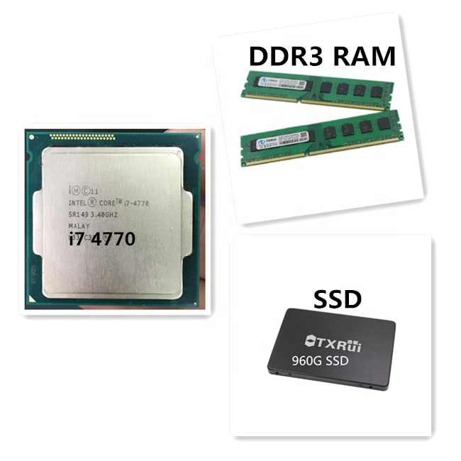 Core i7第4世代3.4GHz I7 4770 cpu1150デスクトッププロセッサ 