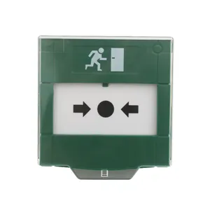 Convencionales DPDT Dual interruptores la clave de emergencia verde alarma botón manual a punto de precio para las ventas