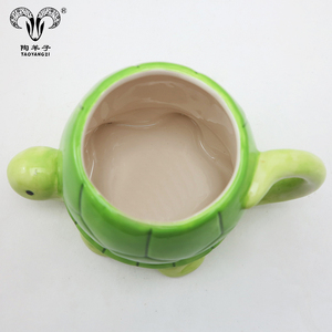Tasse à café en céramique créative en forme de <span class=keywords><strong>caca</strong></span>, tasse à café en céramique en forme de tortue 3D, tasses à sublimation pour animaux pour enfants - Product Image 5